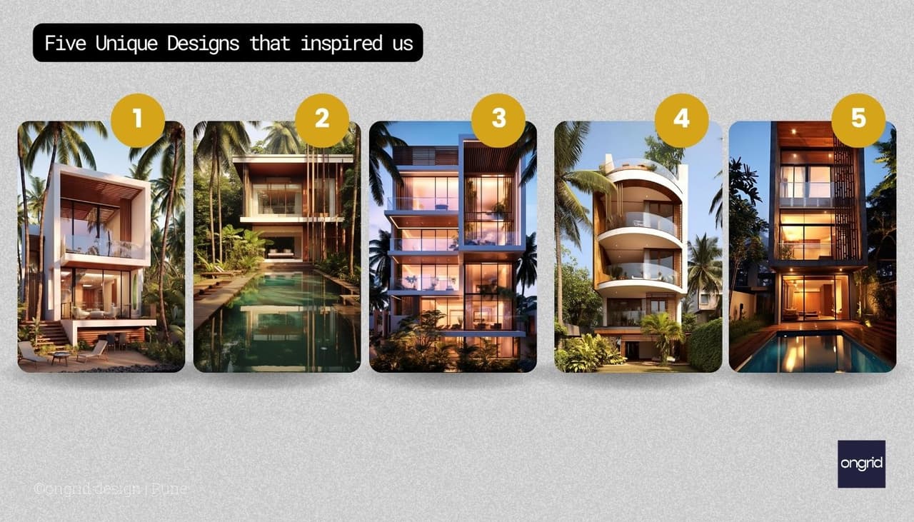 The design style incorporated in our Goa house