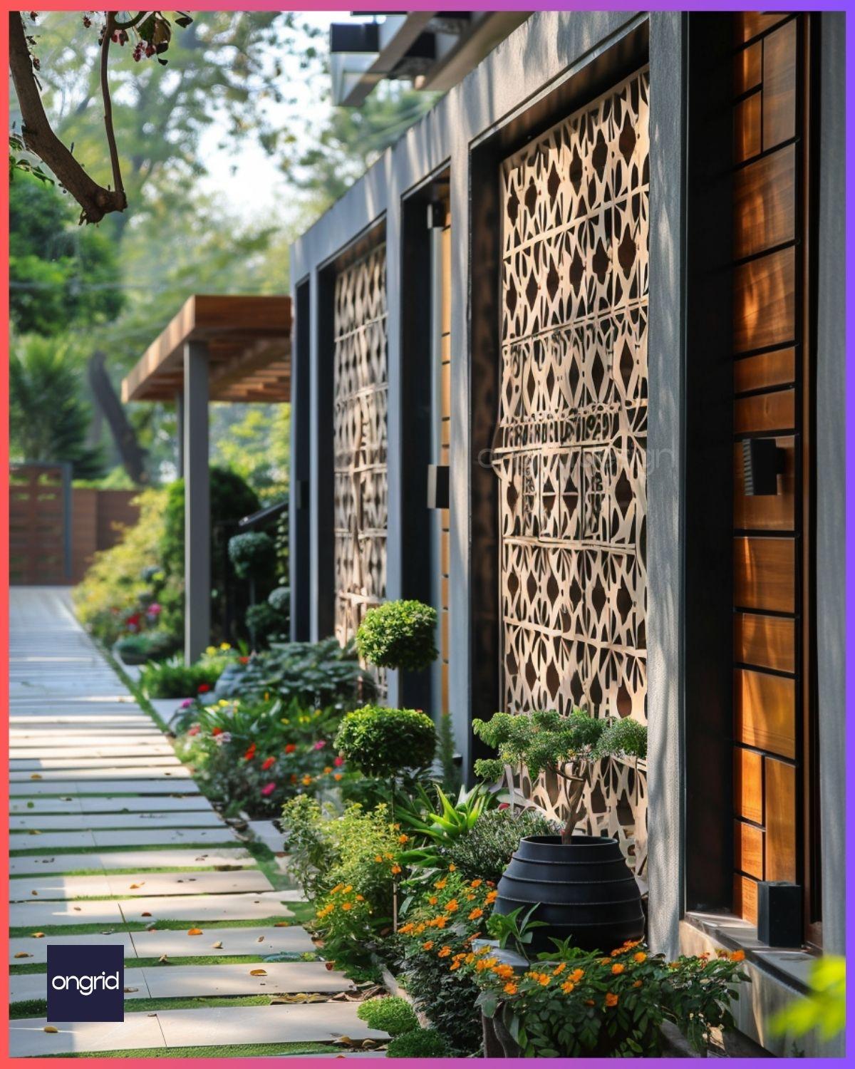 Elevate Your Home's Exterior with These Stunning Compound Wall Design Ideas
