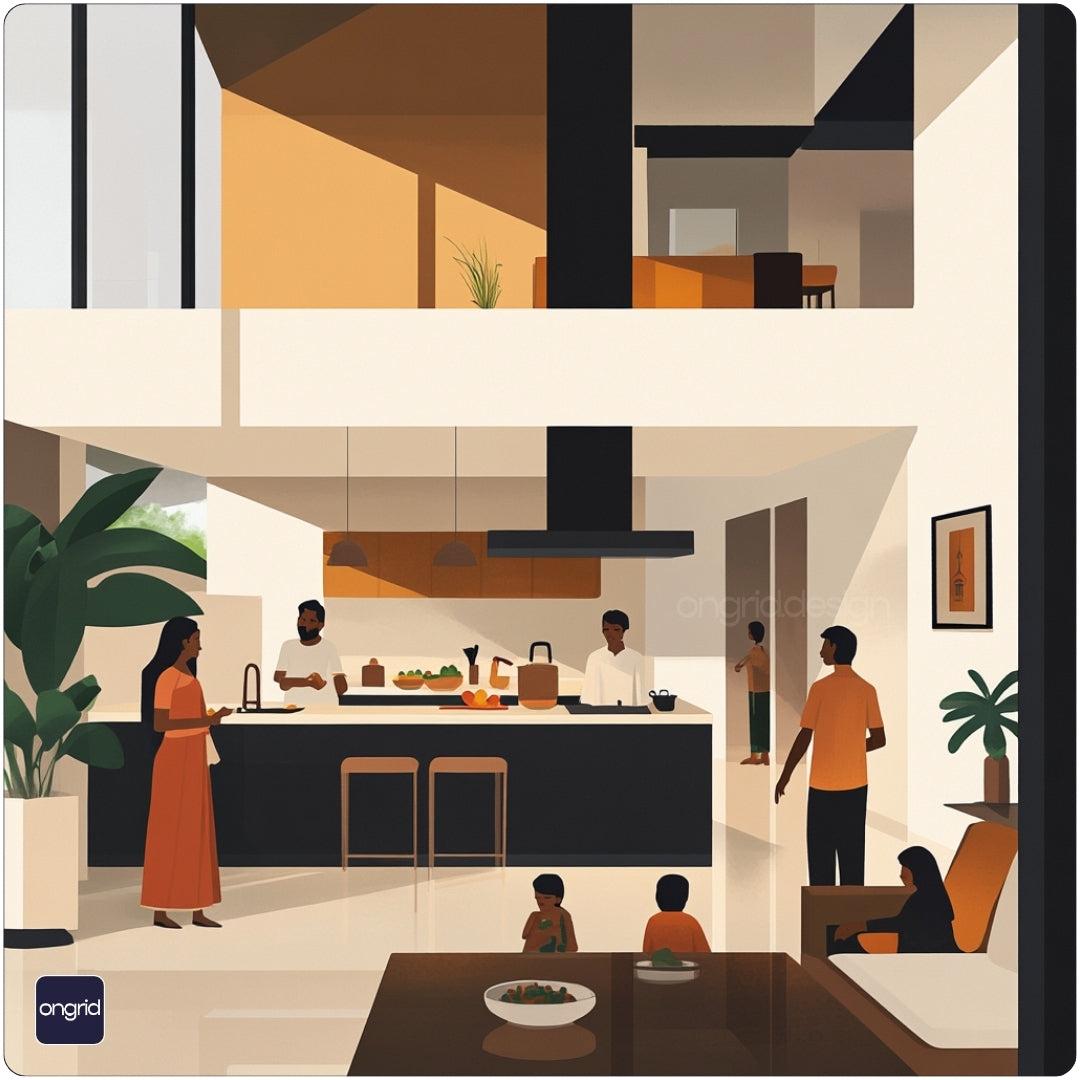 Contemporary Open Floor Plans for Indian Homes