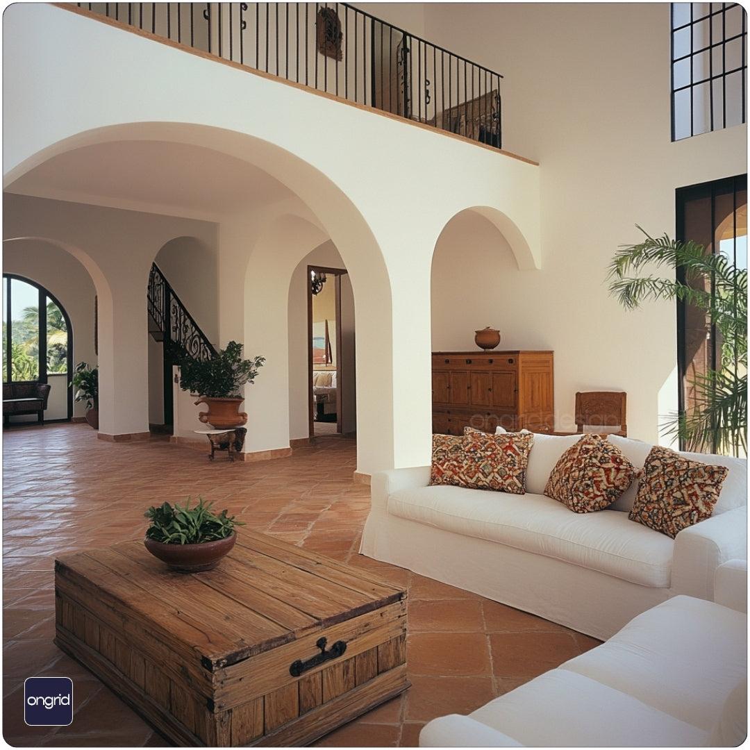 Designing a Mediterranean Lving Room for the Indian Family