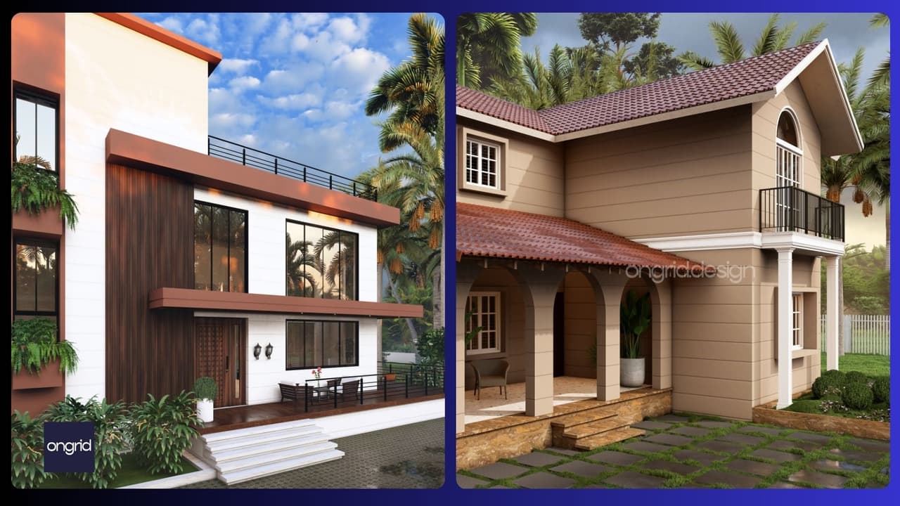 What planning styes are prefered in India for home design?