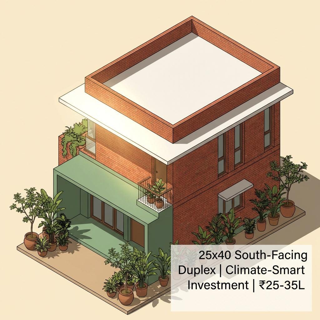 25x40 South-Facing Duplex: Climate-Smart Investment Strategy
