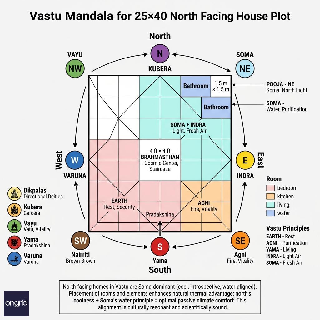 Vastu Grid Overlay