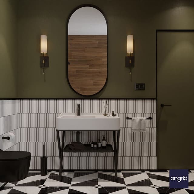 Modern Toilet Design: A Fusion of Functionality and Style - 10' x 8'