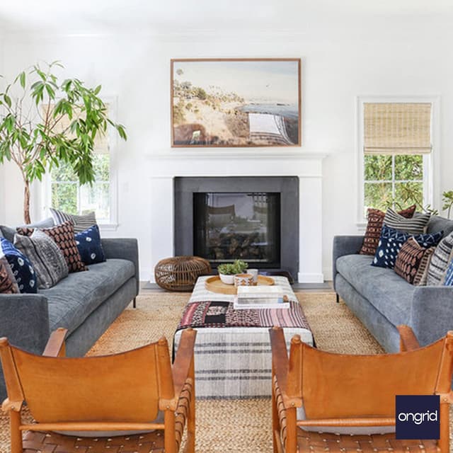 Discovering Balance: Furniture Layouts for Your Living Room - 18' x 16' | Ongrid.Design