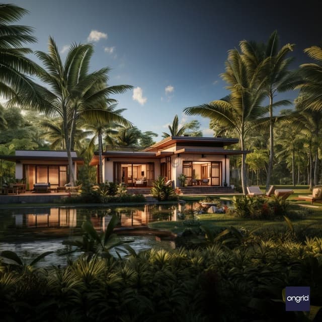 Vernacular Single Floor Architecture with Modern Security