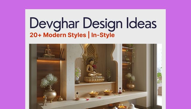 Devghar Design Ideas - Sacred Spaces in Contemporary Living