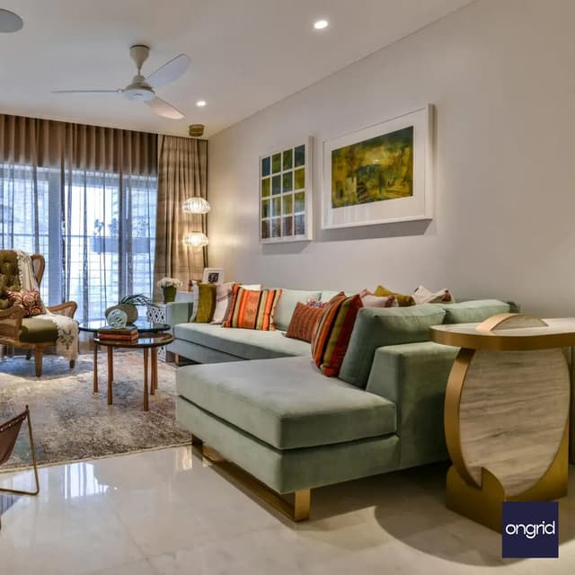 Wall Design Ideas for a Unique 17x15 Living Room | Ongrid Design