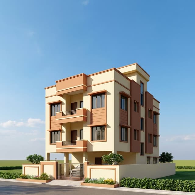 30x40 House Plan | 4 Floor South Facing Design