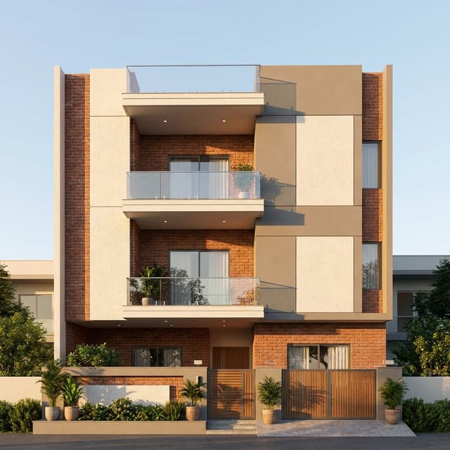 40x50 House Plan | 4 Floor East Facing Design