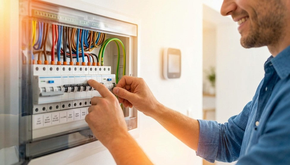 Residential Electrical Systems: A Guide to Safe Wiring (FRLS wires, earthing, MCBs/ELCBs)