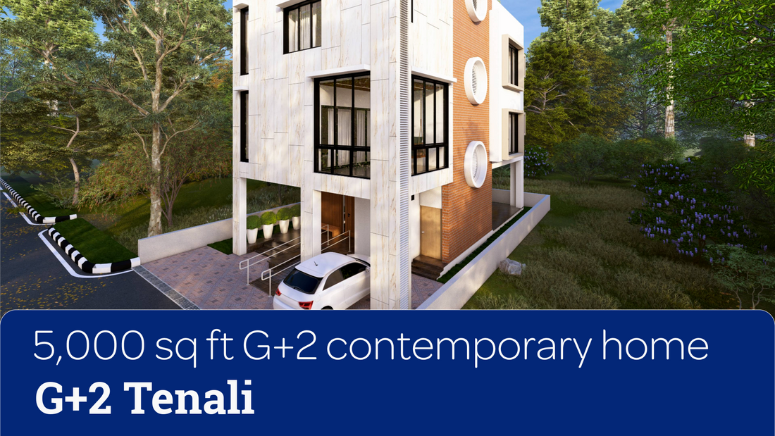 The Tenali Residence – 5,000 Sq Ft of Contemporary Vertical Living