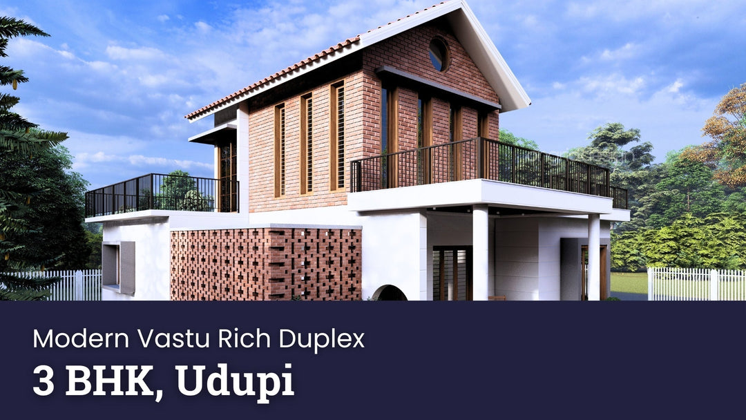 Duplex Home in Udupi - Blending Tradition, Modernity, and Vastu Shastra