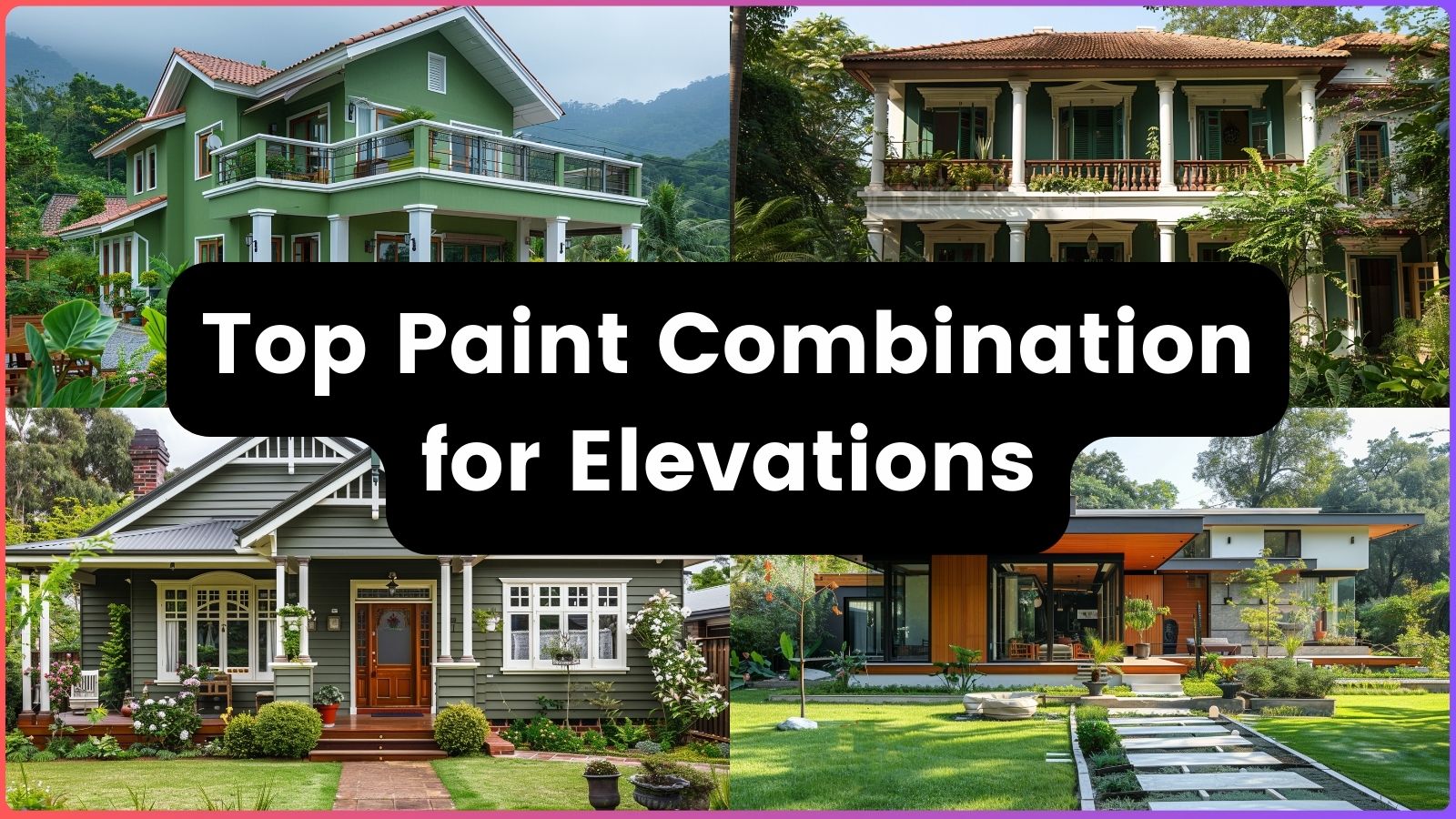 Best Colour for Exterior - Outdoor Home Painting – Ongrid Design