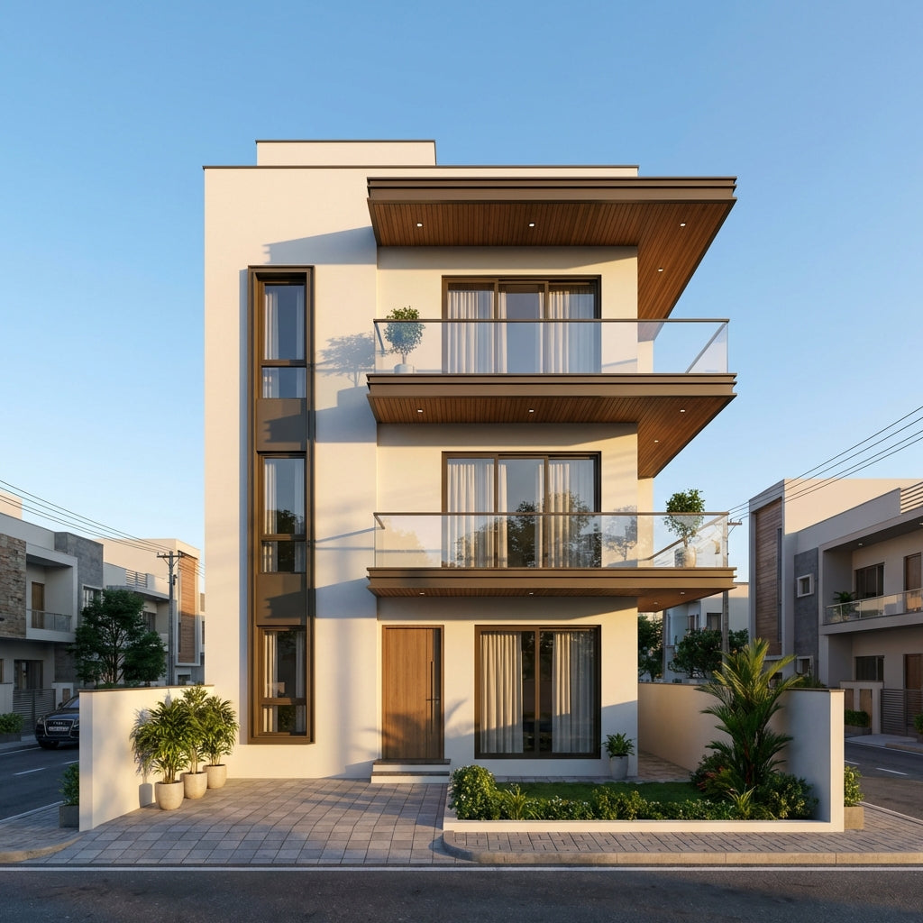 40x60 House Plan | 4 Floor South Facing Design – Ongrid Design