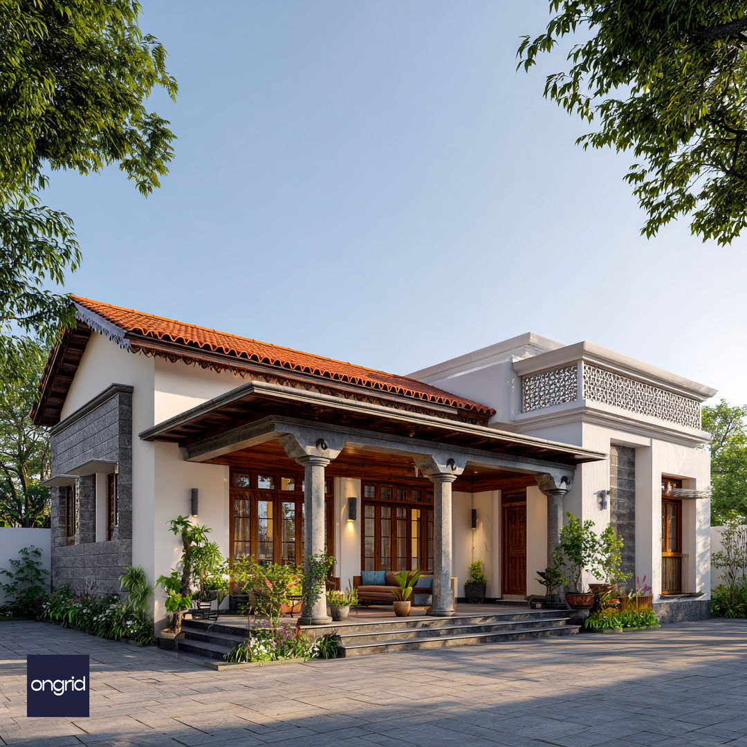 The Sahyadri Verandah - A Modern Home Design with a Traditional Soul