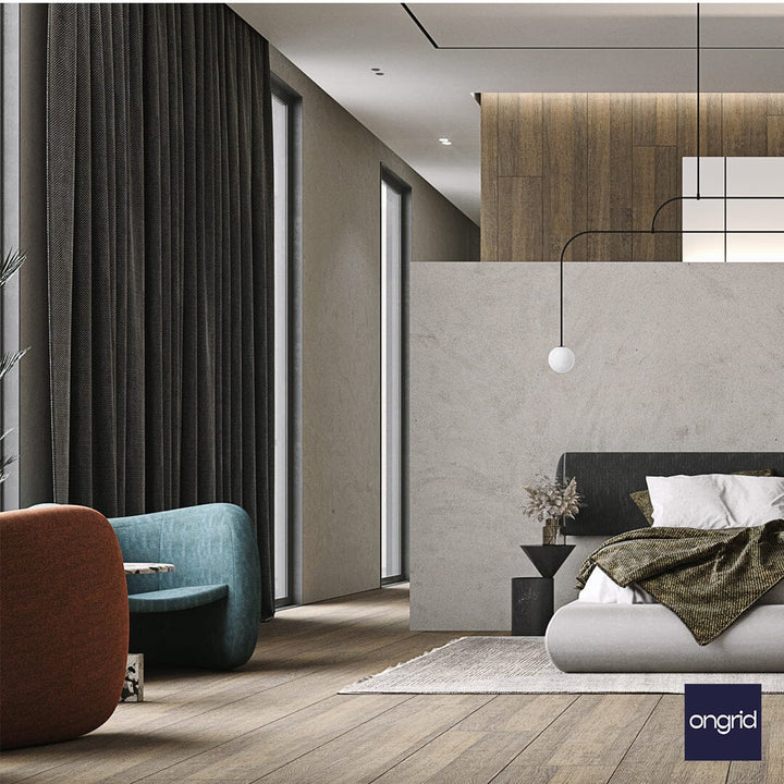 King Bed Bedroom Design Delights | 22' x 15' ongrid.design 