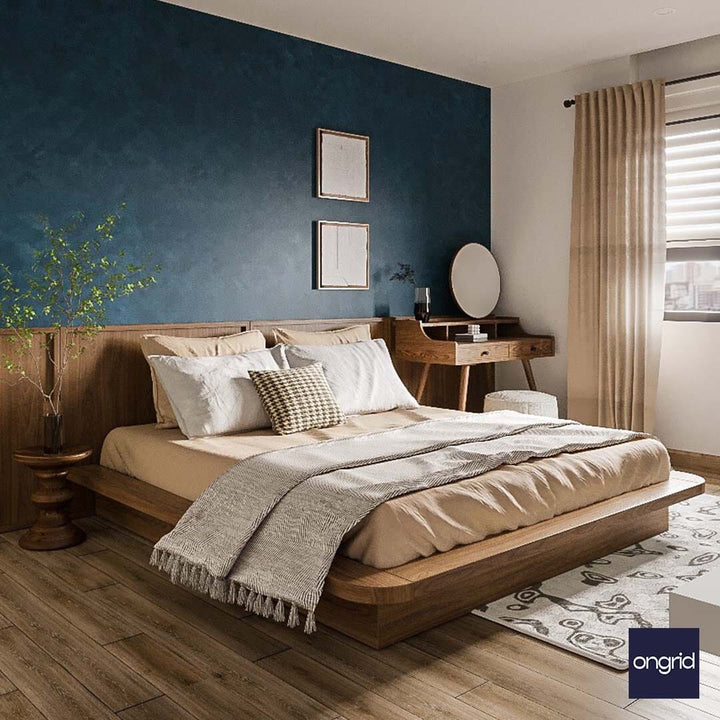 Colorful Bedroom Escape Ocean Design | 17' x 13' ongrid.design 