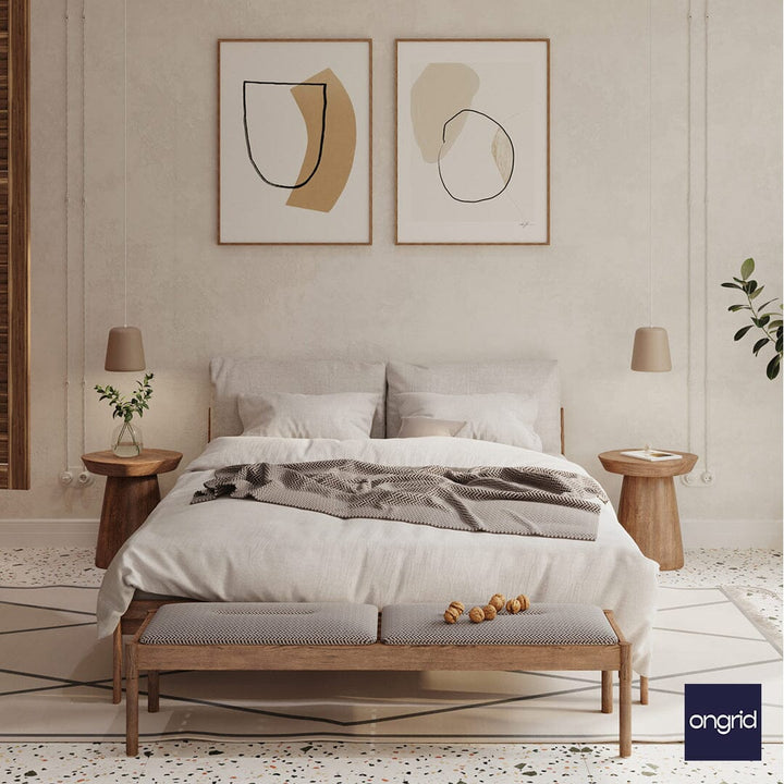 Art Deco Bedroom Inspiration Design | 15' x 12' ongrid.design 