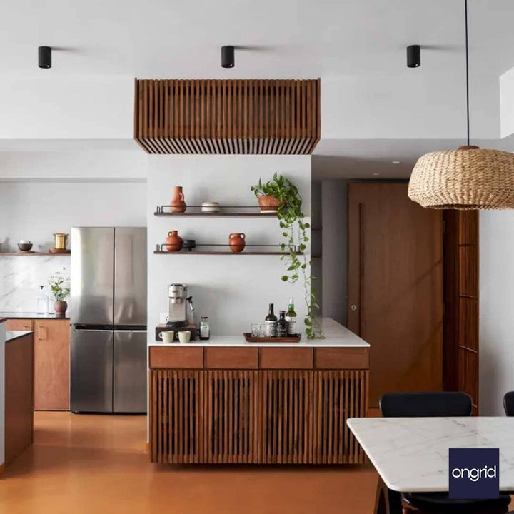 Zen Kitchen Design: Calm and Minimalist | 16' x 10' ongrid.design 