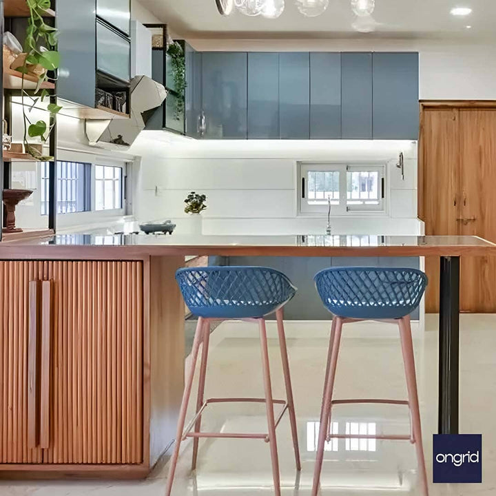 Art Deco Kitchen Design: Glamorous and Stylish | 15' x 14' ongrid.design 