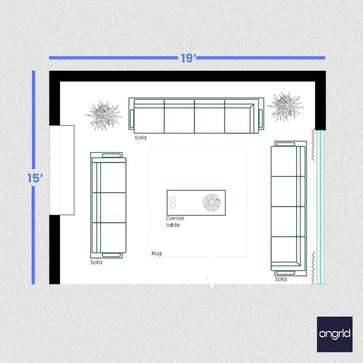 Pop Design Ideas for a Modern 19x15 Living Room | Ongrid Design ongrid.design 