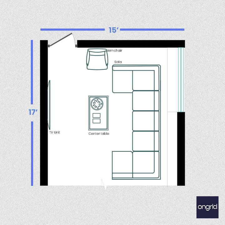 17x16 Living Room Ideas for a Contemporary Space | Ongrid Design ongrid.design 
