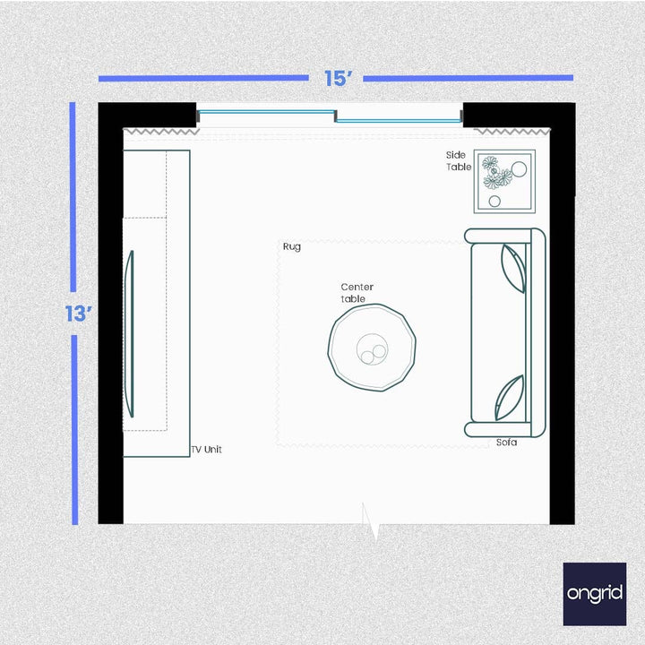Innovative POP Design Ideas for Your Living Room - 15' x 13' | Ongrid.Design ongrid.design 