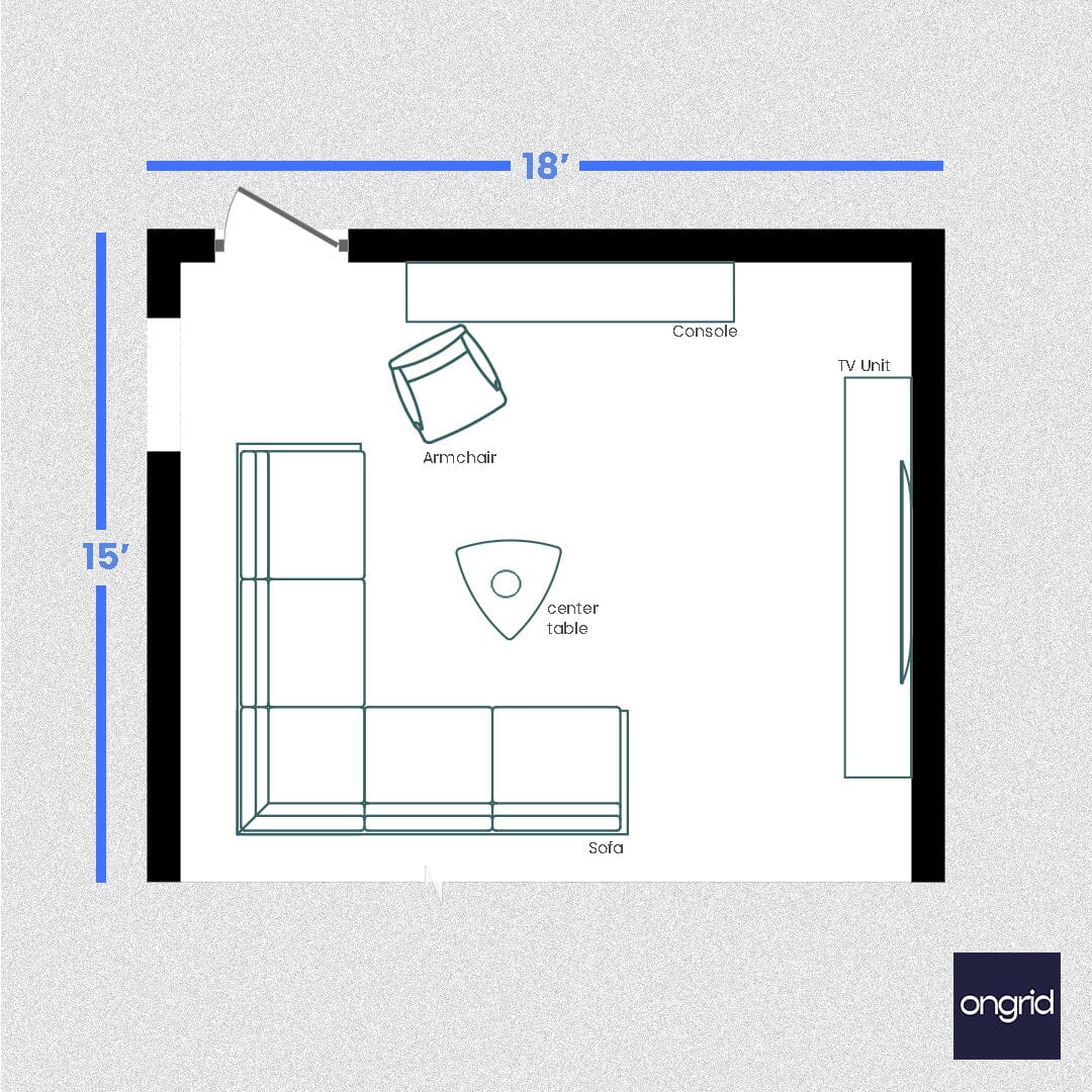 Living Room Layout Dimensions