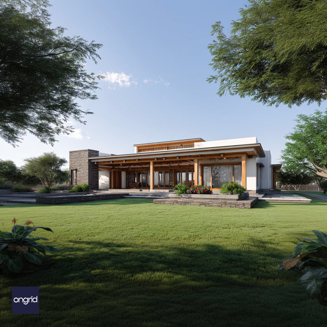 Garden Courtyard - Home Designed for Seamless Indoor-Outdoor Living