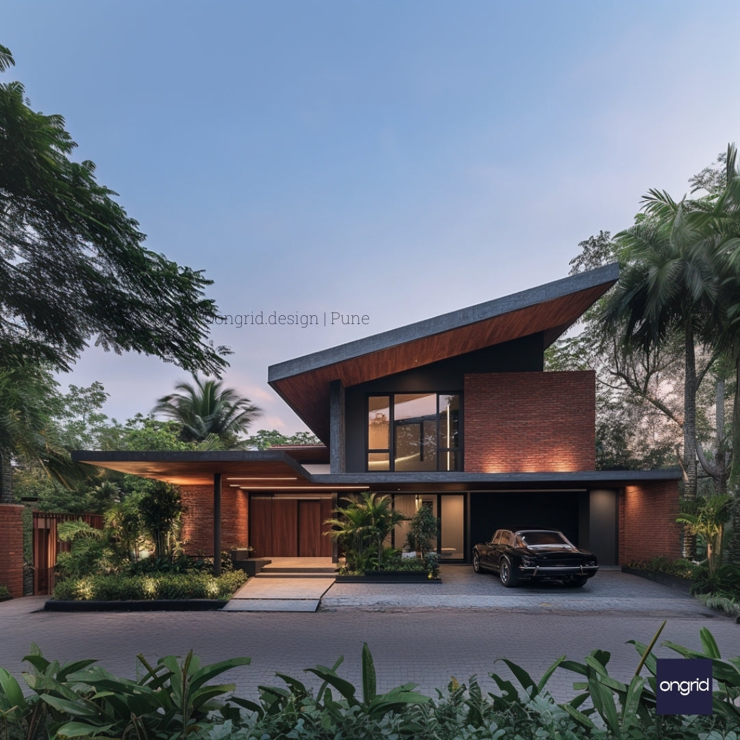 Modern Tropical Duplex: Luxury Living in Pune