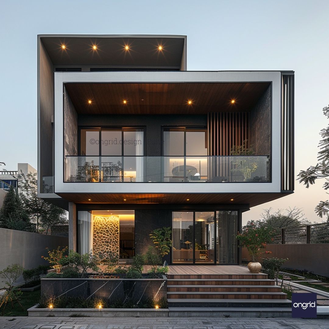 Modern Sanctuary - Luxury Duplex Villa Design