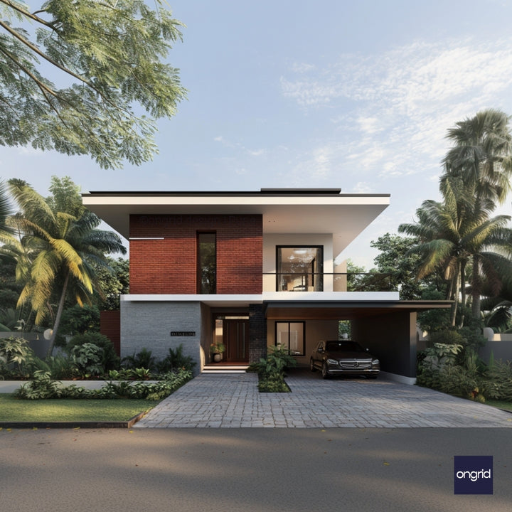 Tropical Modern Duplex - Luxury Meets Nature in Maharashtra