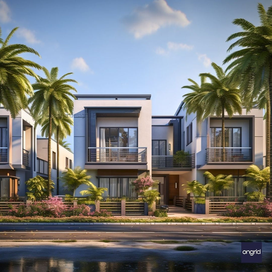 50+ Unique Duplex Elevations in 2024 – Ongrid Design