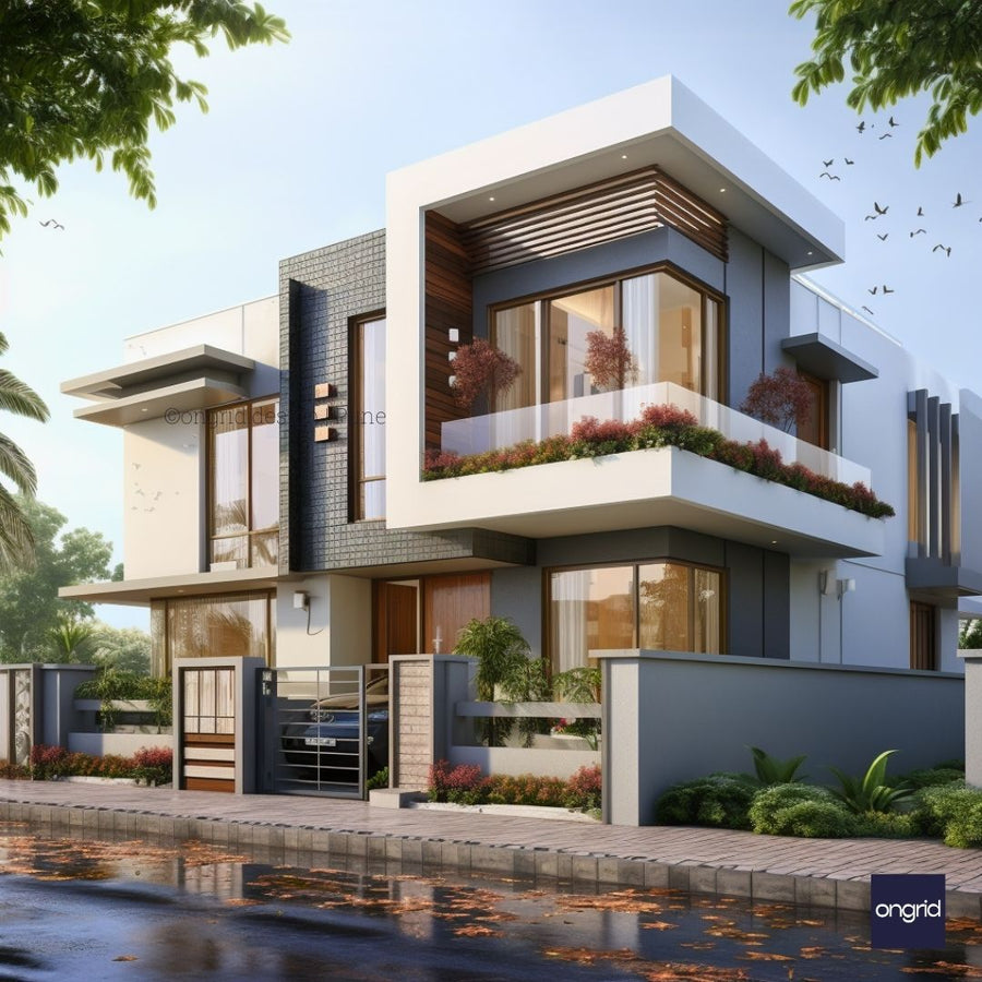 50+ Unique Duplex Elevations in 2024 – Ongrid Design