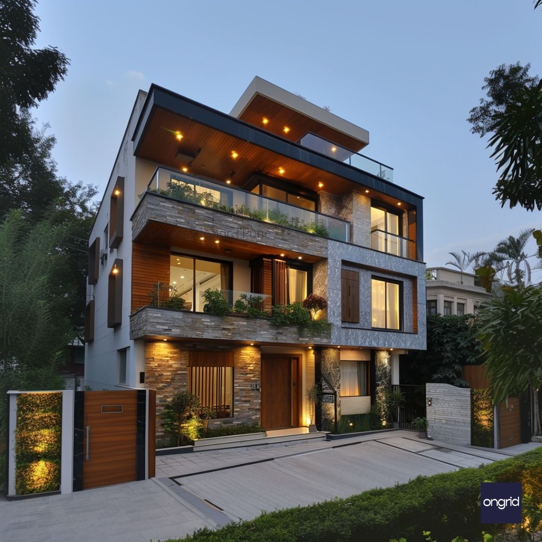 Modern 3-Floor House Design - Zen Inspired Outdoor Living – Ongrid