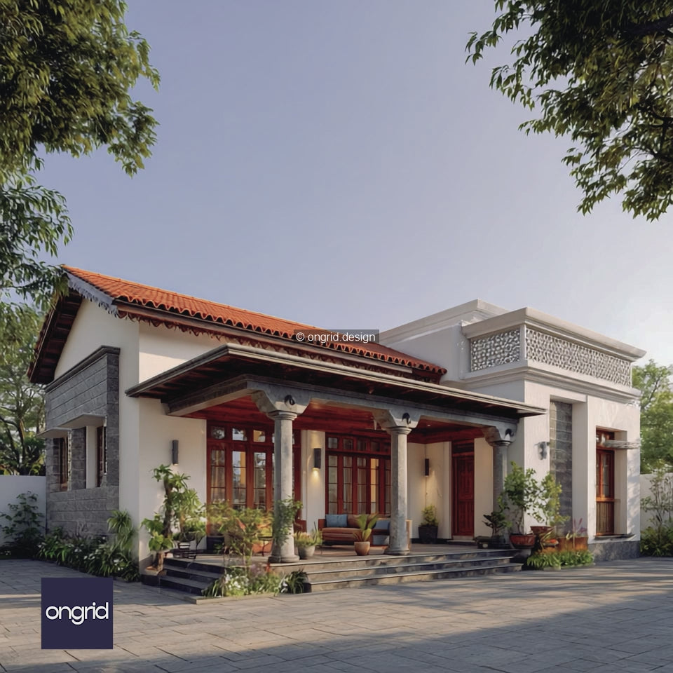 The Sahyadri Verandah - A Modern Home Design with a Traditional Soul