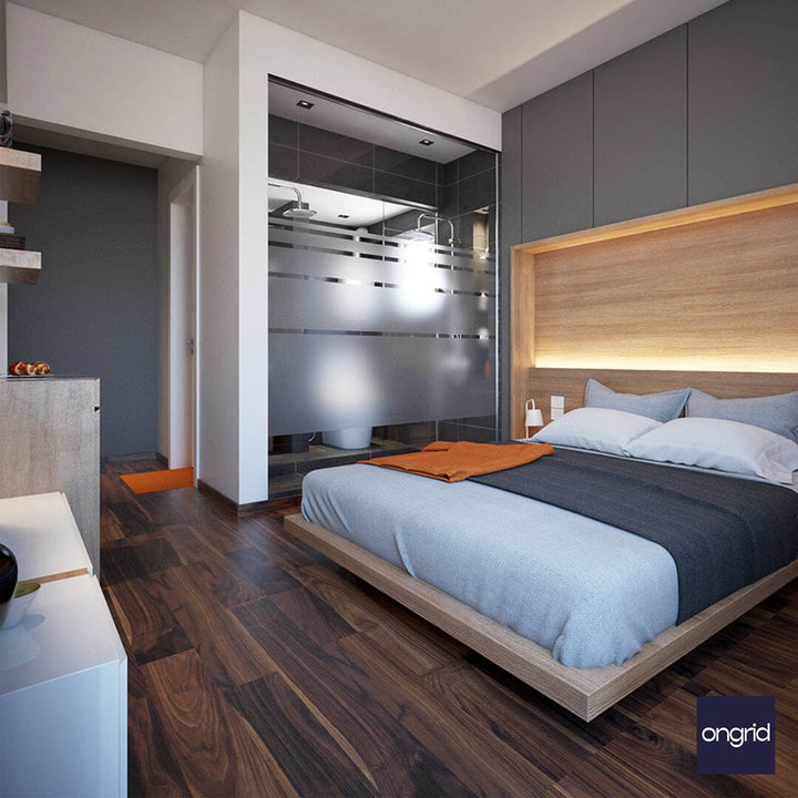 The Artful Dreamer Bedroom Ensemble Design | 13' x 11' ongrid.design 